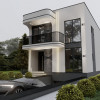 Современный дом в стиле хай-тек, 3 уровня, 208 м² + 3 сотки, Дурлешты. thumb 4
