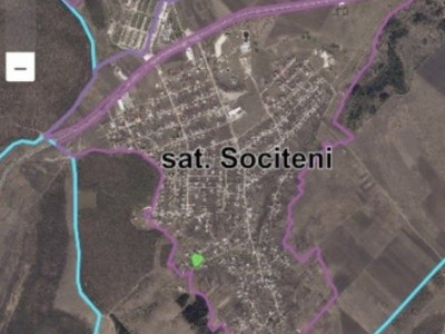 Ialoveni/Sociteni ,Teren pt Construcție, Lîngă Pădure, Toate Comunicatiile! 