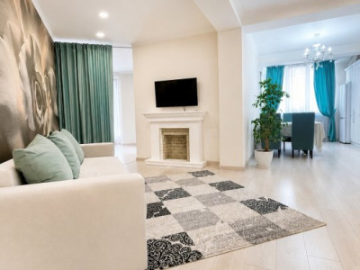 Chirie | Apartament cu 1 cameră și living, 65 mp, sect. Buiucani
