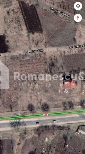 Продается земельный участок под строительство, Будешть, центральная трасса М14! 8