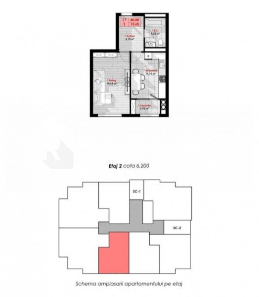 Apartament vizavi de Circ, 1 cameră, variantă albă, bloc nou! 5