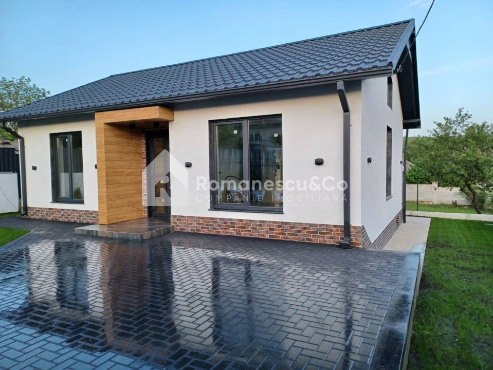 Vânzare casă nouă în orașul Ialoveni, 111 mp, subsol + parter! 2