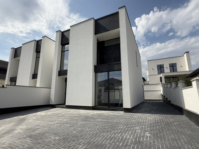 Casă în stil Hi-tech, 2 nivele, 150mp, Durlesti, str. N. Dimo, zonă nouă.